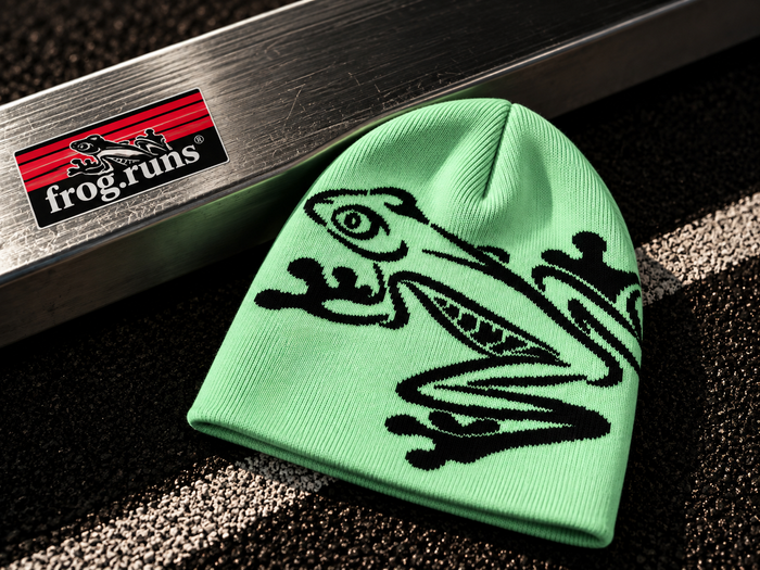 Frog Beanie — Green