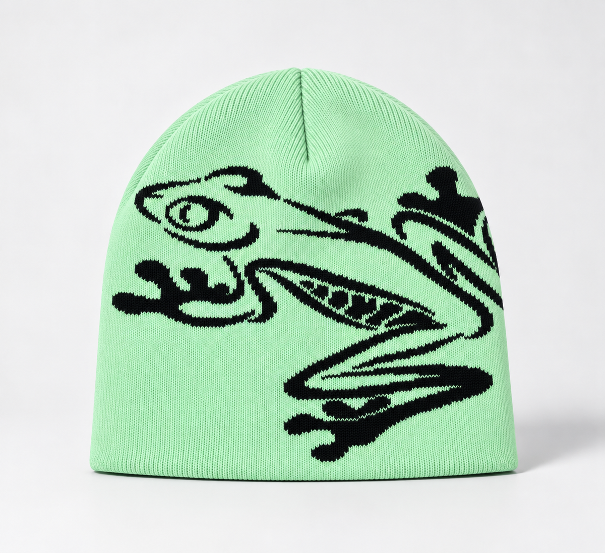 Frog Beanie — Green